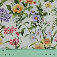 Fabric by the Metre - Garden Flowers